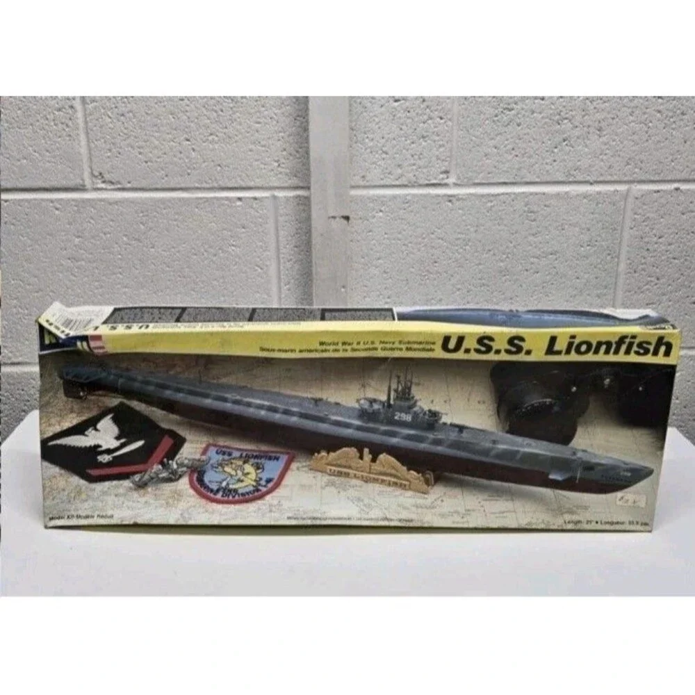 Revell U.S.S. Lionfish WWII Submarine Model Kit 1:180 Scale Unassembled